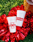 Iowa State University 20 oz styrofoam cups – alternate view