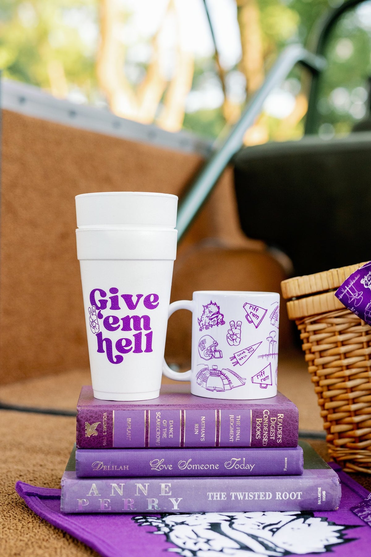 Texas Christian University (TCU) 11 oz porcelain mug – alternate view