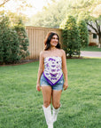 TCU Square Silk Scarf