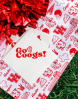 University of Houston White 3 ply Napkins Set of 25