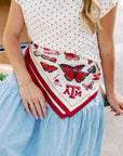 Texas A&M University Square Silk Scarf