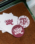 Texas A&M White 3 ply Napkins Set of 25