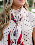 Texas A&M University Square Silk Scarf