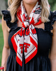 Texas Tech Square Silk Scarf