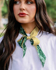 Baylor University skinny silk scarf – alternate view