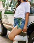 Baylor University skinny silk scarf – alternate view